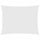 Voile d'ombrage rectangulaire 2,5x3,5m Blanc - 32% de remise