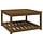 Table de jardin en pin massif miel 82,5x82,5x45 cm - 34% de remise