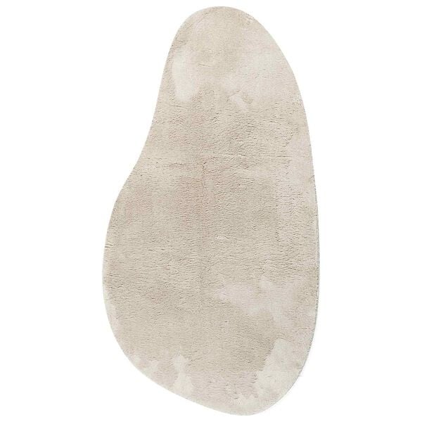 Tapis Beige 80x150 cm - Polyester Doux - 32% de remise
