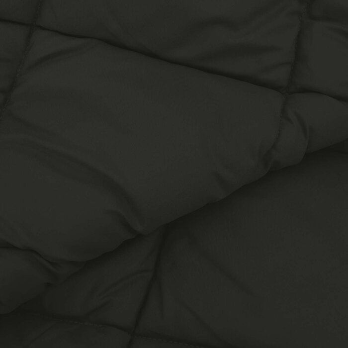 Couette noire 140x220cm microfibre - 32% de remise