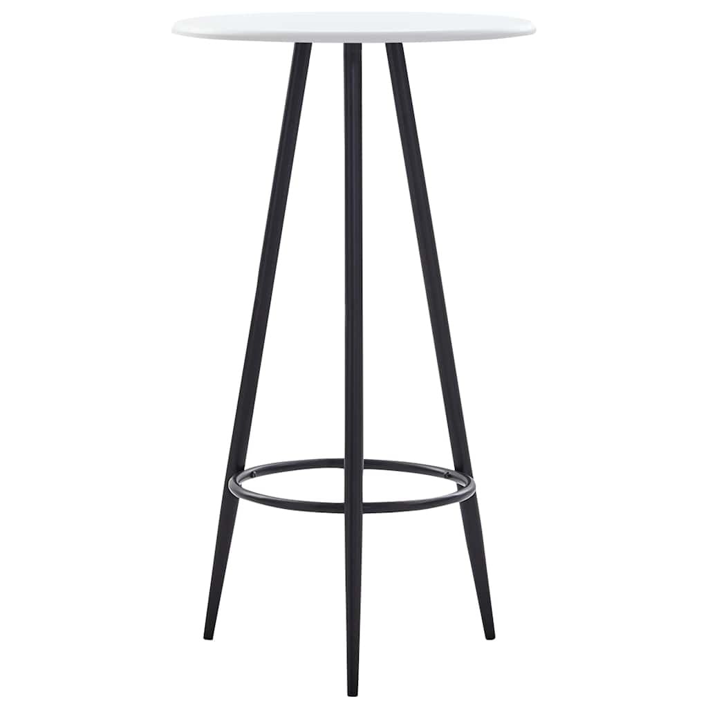 Table de bar ronde 60x107,5 cm MDF et métal - 34% de remise