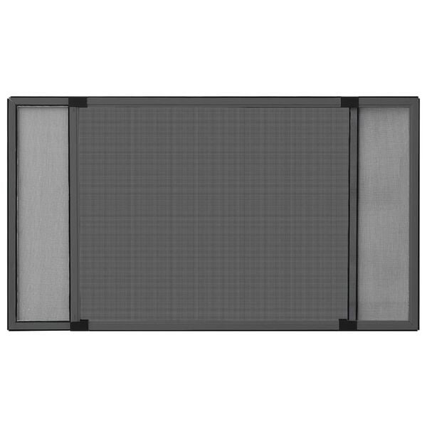 Moustiquaire extensible 100-193x75 cm - Anthracite - 33% de remise