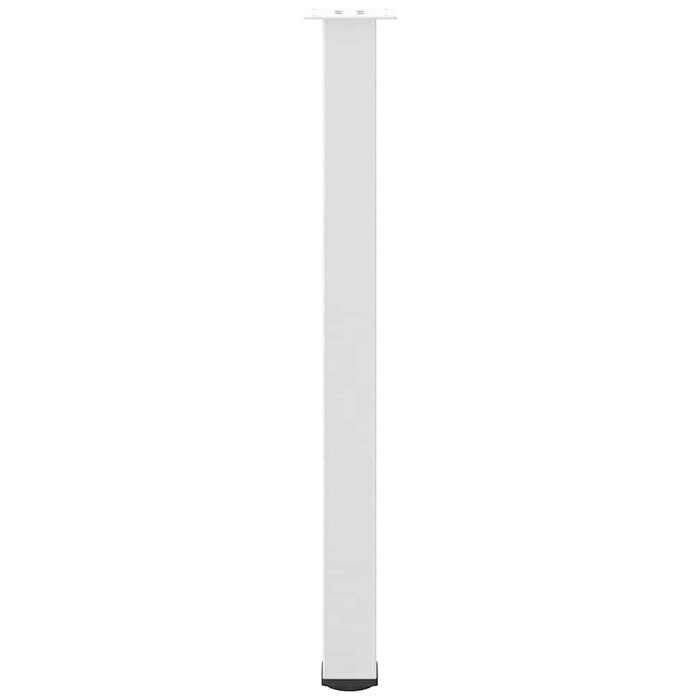 Lot de 4 pieds de table acier blanc 90-92 cm - 29% de remise