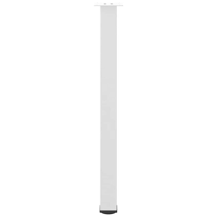 Lot de 4 pieds de table acier blanc 90-92 cm - 29% de remise