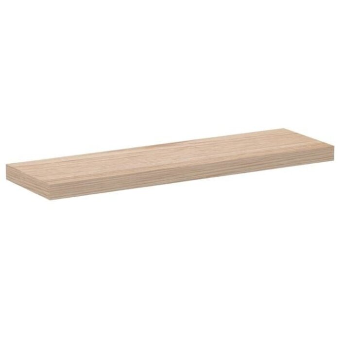Étagère murale flottante 80x23,5 cm aspect chêne - 31% de remise