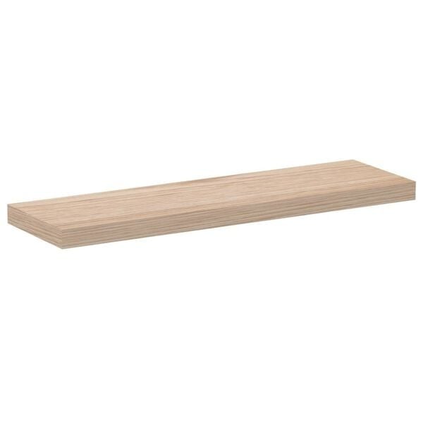 Étagère murale flottante 80x23,5 cm aspect chêne - 31% de remise