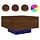 Table basse LED 55x55 cm chêne marron - 33% de remise