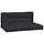 Lot de 2 coussins pour palette, noir - 34% de remise