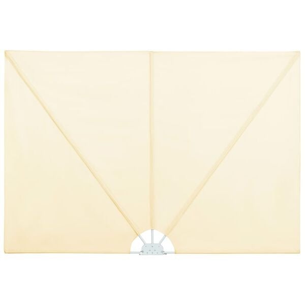 Pare-soleil pliable pour terrasse 240x160 cm crème - 33% de remise