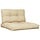 Ensemble 2 coussins pour palette beige - 33% de remise