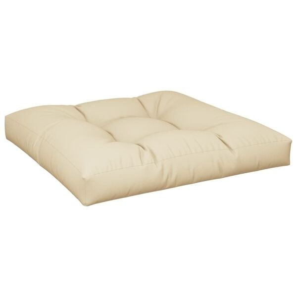 Ensemble 2 coussins pour palette beige - 33% de remise