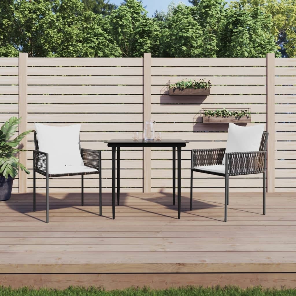 Lot de 2 chaises de jardin rotin marron - 34% de remise