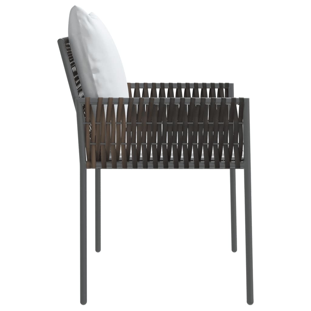 Lot de 2 chaises de jardin rotin marron - 34% de remise