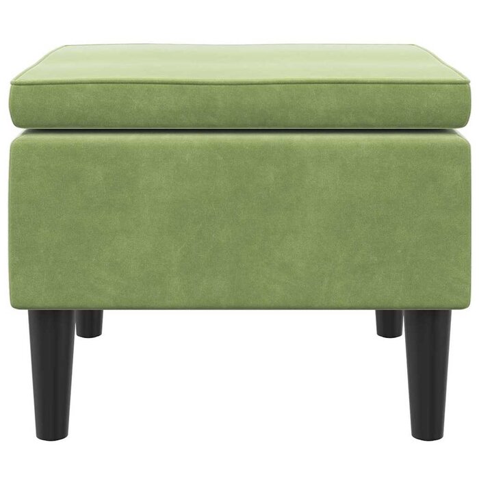 Tabouret en velours vert clair - 34% de remise