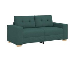 Vidaxl Canapé Loveseat 180 cm Vert Foncé - 47% de remise