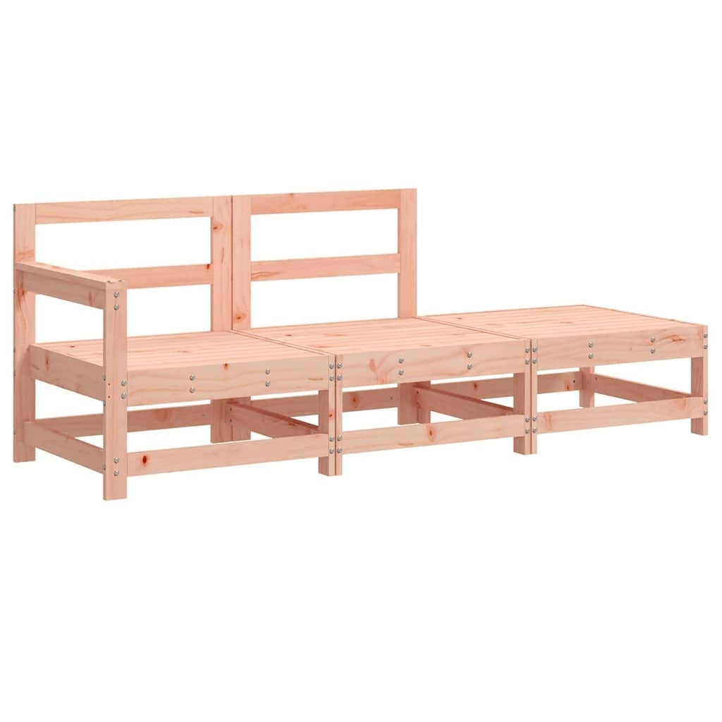 Salon de jardin 3 pièces en bois de douglas - 35% de remise