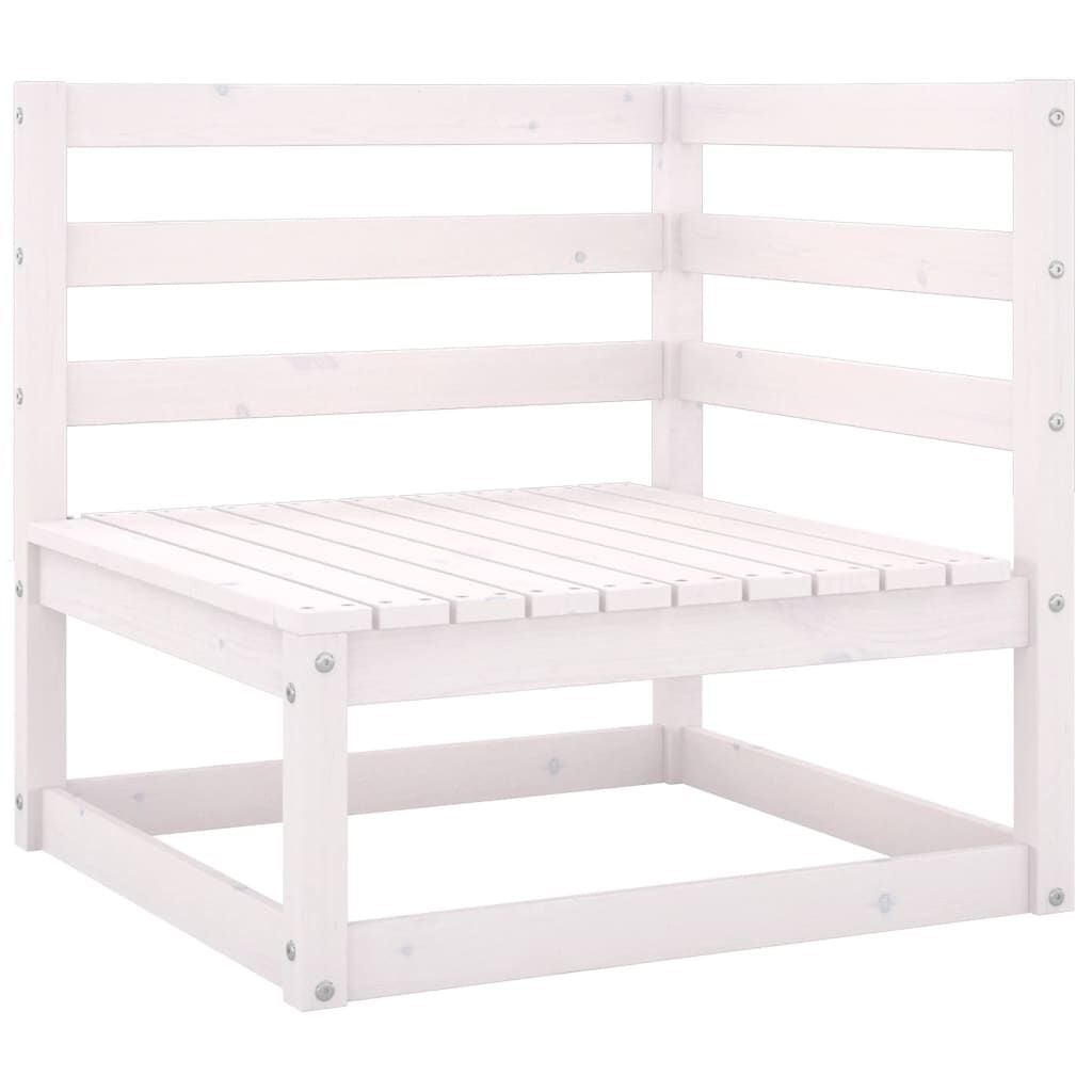 Banquette de jardin 2 places en pin blanc - 34% de remise