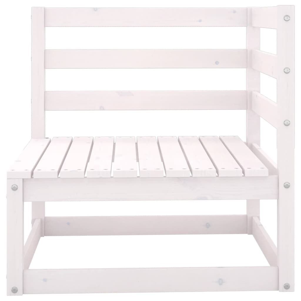 Banquette de jardin 2 places en pin blanc - 34% de remise