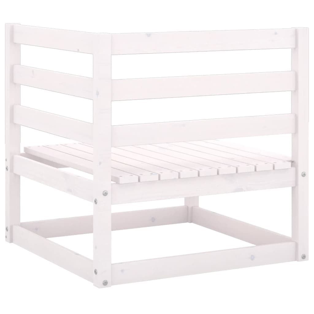Banquette de jardin 2 places en pin blanc - 34% de remise