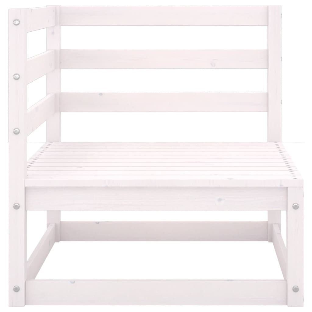 Banquette de jardin 2 places en pin blanc - 34% de remise
