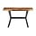 Table à manger industrielle en bois d'acacia massif - 120x60 cm - 35% de remise