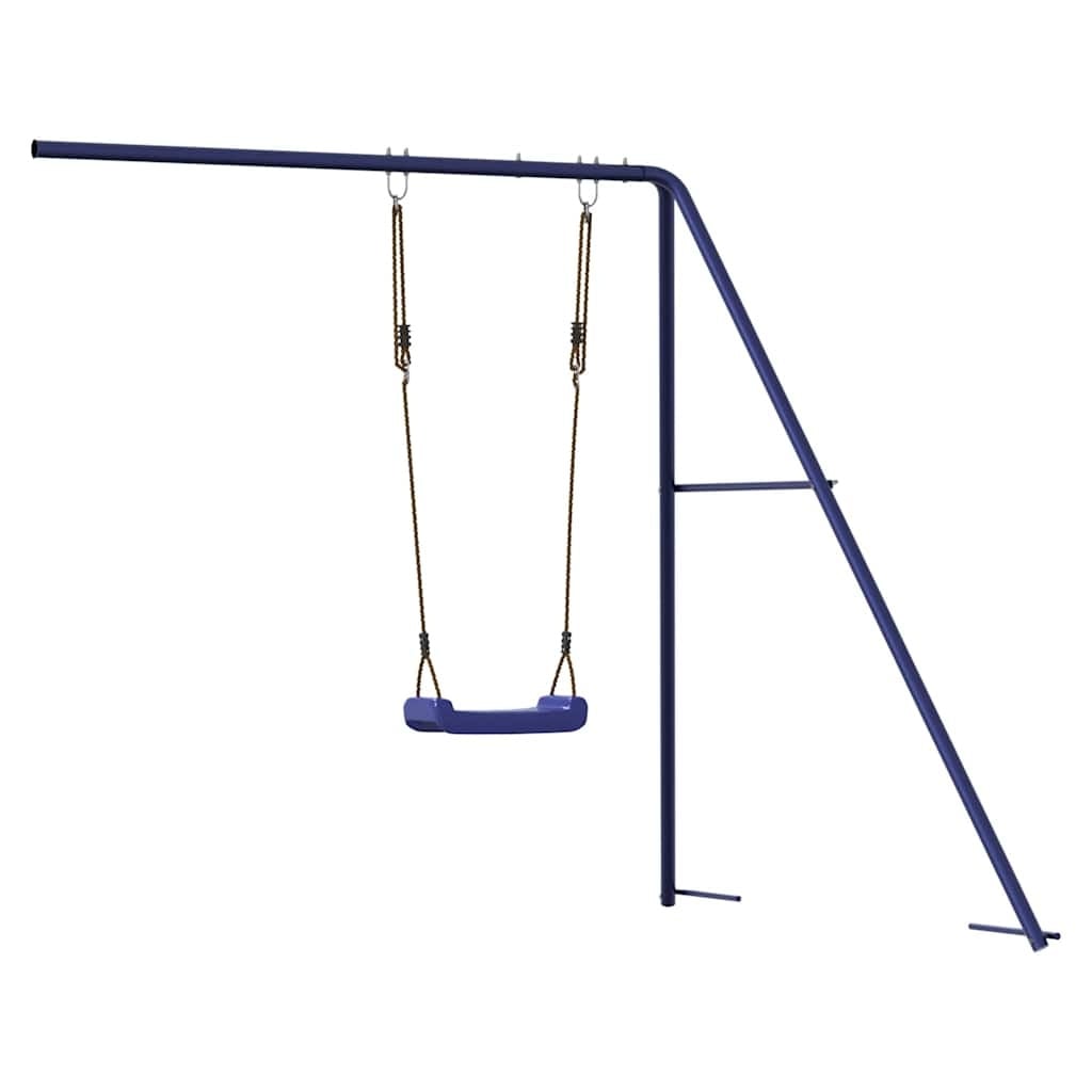 Aire de jeux avec toboggan et balançoire bleu - 34% de remise