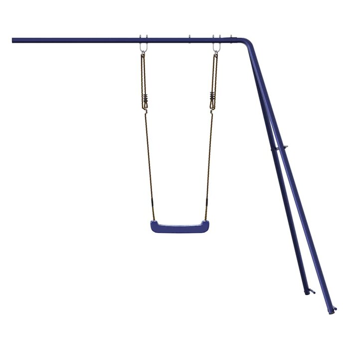 Aire de jeux avec toboggan et balançoire bleu - 34% de remise