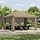 Pavillon de jardin 4 x 3 m Beige - 35% de remise