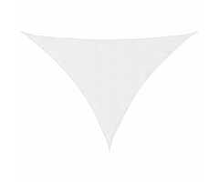 Vidaxl Voile d'ombrage triangulaire 3x4x5 m blanche - 42% de remise