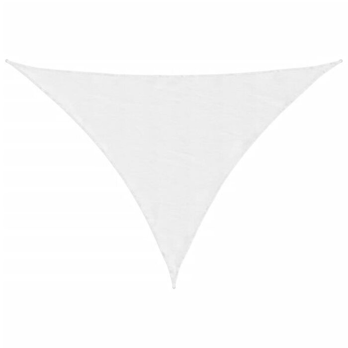 Voile d'ombrage triangulaire 3x4x5 m blanc - 31% de remise