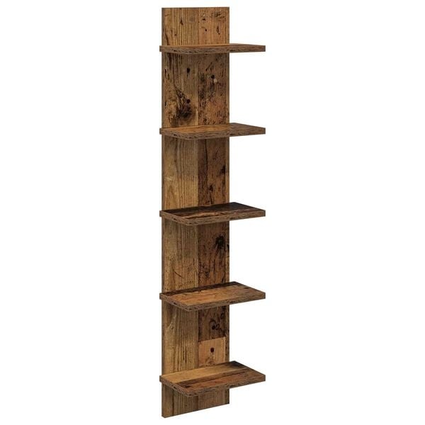 Étagère murale bois vieilli 100cm - 32% de remise