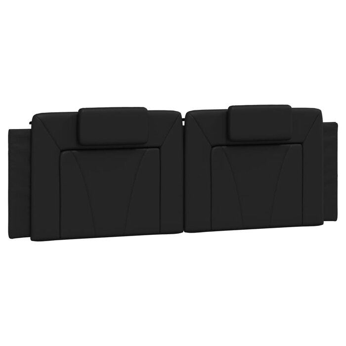 Coussin de tête de lit 160 cm similicuir noir - 33% de remise