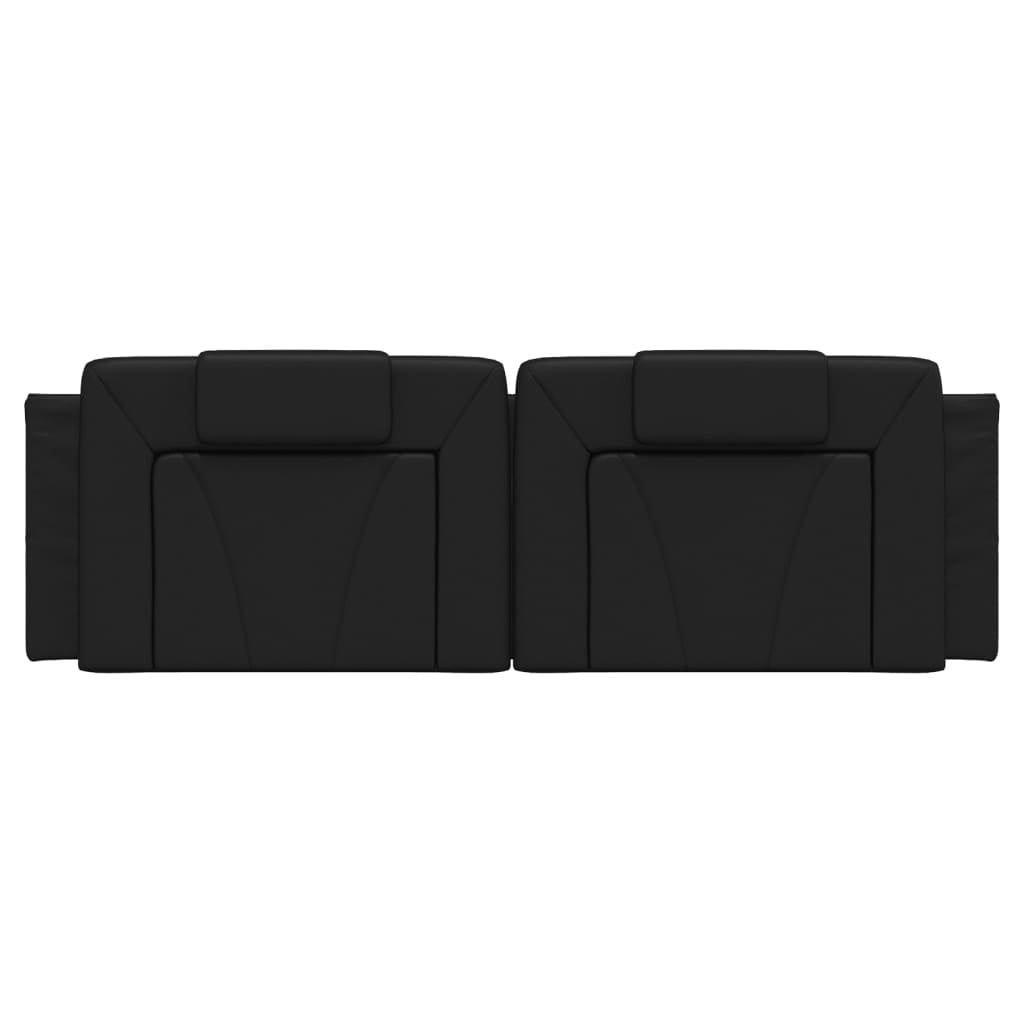 Coussin de tête de lit 160 cm similicuir noir - 33% de remise