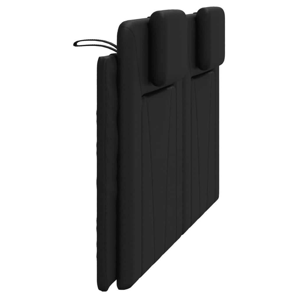 Coussin de tête de lit 160 cm similicuir noir - 33% de remise