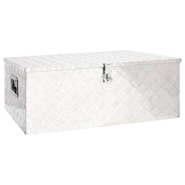 Coffre de rangement en aluminium 100x55x37 cm - 35% de remise
