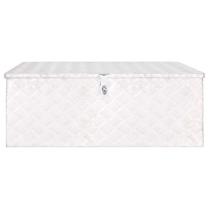 Coffre de rangement en aluminium 100x55x37 cm - 35% de remise