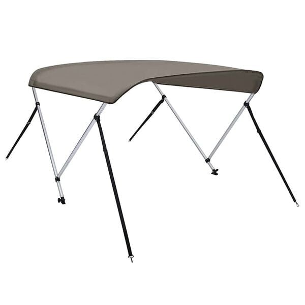 Taud de soleil Bimini 2 arceaux 150x120x110 cm gris - 34% de remise