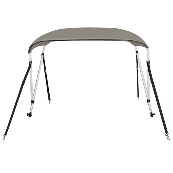 Taud de soleil Bimini 2 arceaux 150x120x110 cm gris - 34% de remise