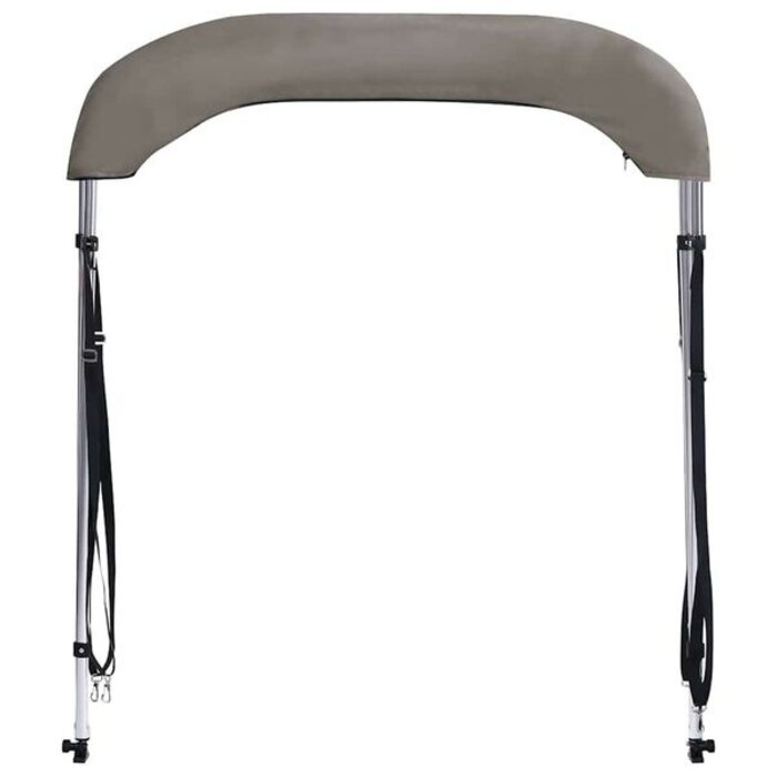 Taud de soleil Bimini 2 arceaux 150x120x110 cm gris - 34% de remise
