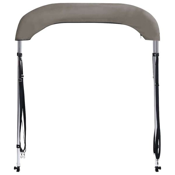 Taud de soleil Bimini 2 arceaux 150x120x110 cm gris - 34% de remise