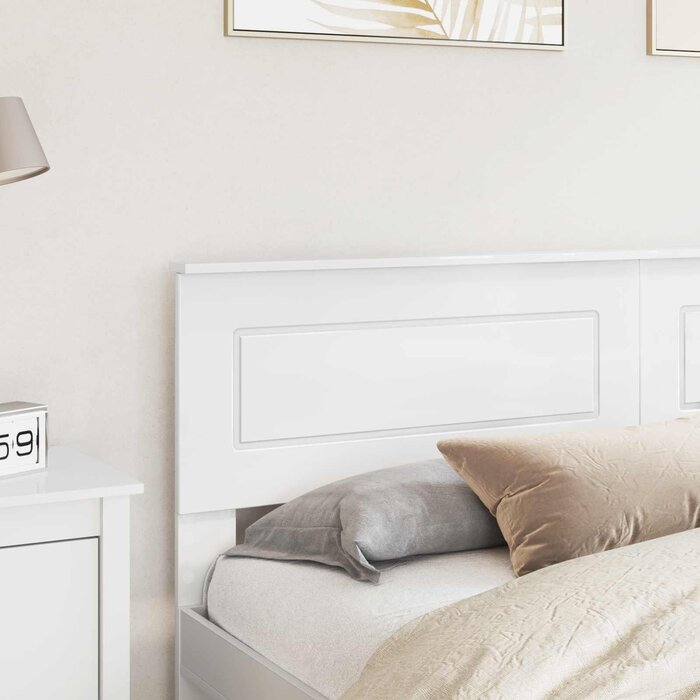 Tête de lit rectangulaire en bois blanc 203x90 cm - 34% de remise
