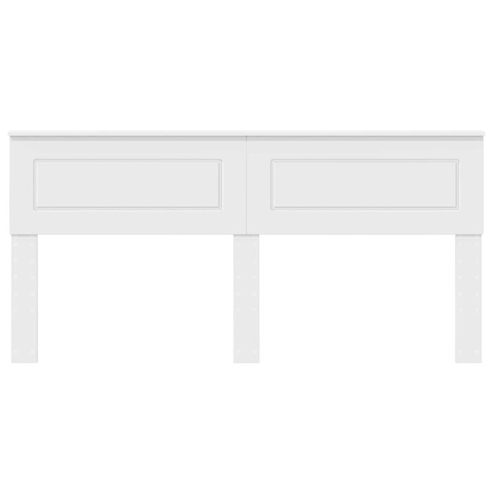 Tête de lit rectangulaire en bois blanc 203x90 cm - 34% de remise