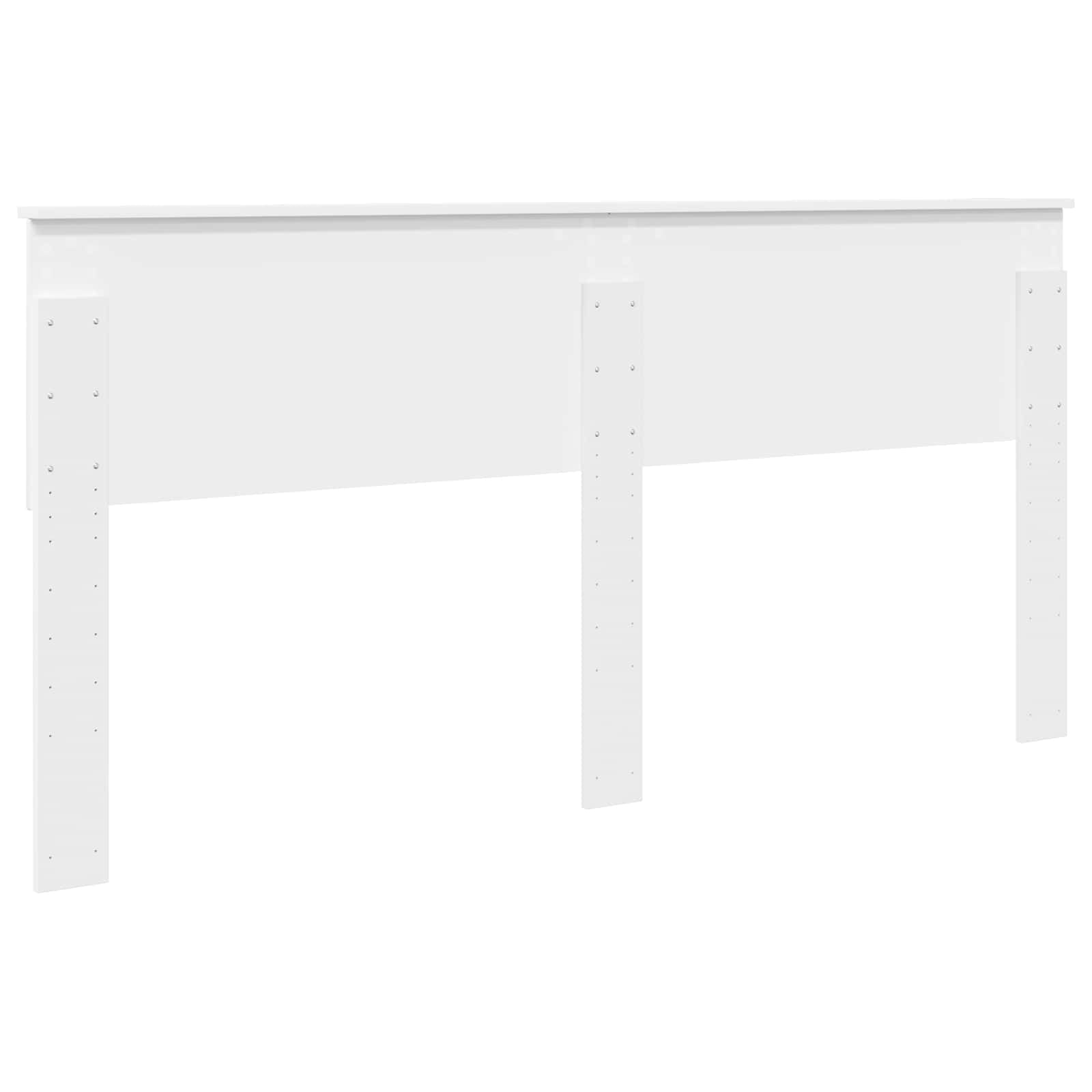 Tête de lit rectangulaire en bois blanc 203x90 cm - 34% de remise