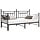 Lit de repos 90x190 cm en acier noir - 35% de remise