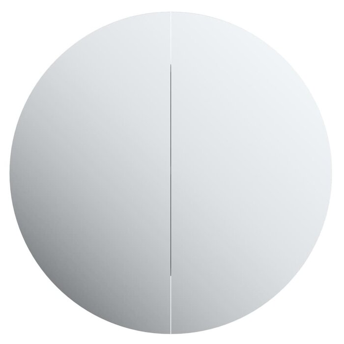 Armoire de salle de bain avec miroir LED - Aspect chêne - 30% de remise