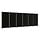 Paravent 6 panneaux 520x180 cm noir - 34% de remise
