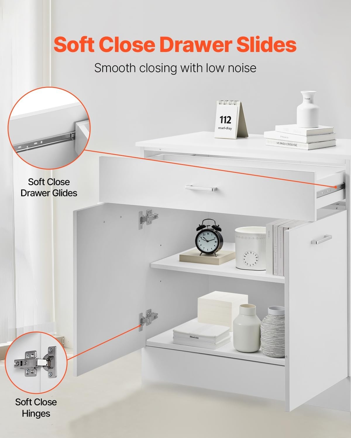 Meuble bas de cuisine blanc - 800x475x816mm - 34% de remise