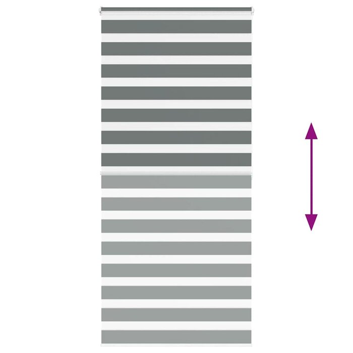 Store enrouleur jour nuit 115x200 cm gris foncé - 31% de remise