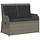 Banc de jardin inclinable gris - 34% de remise - Outlet