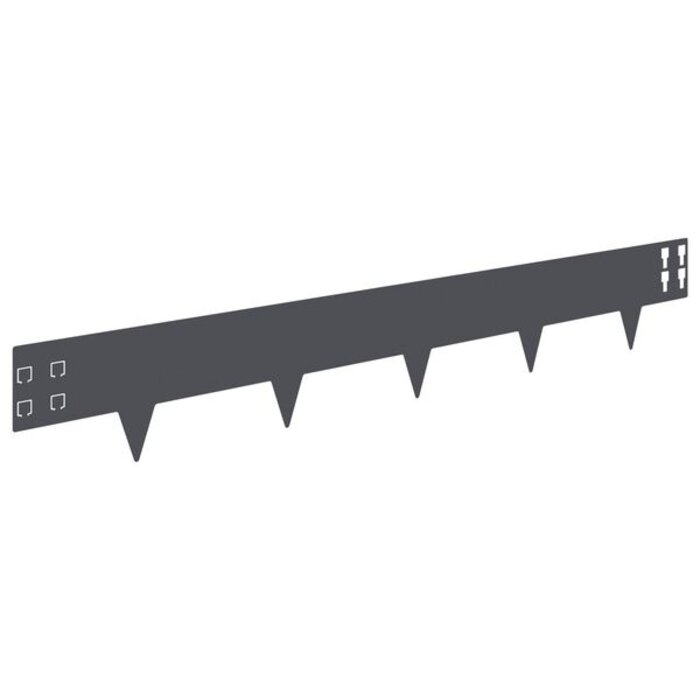 Vidaxl Bordure de jardin acier anthracite 20 pièces - 34% de remise